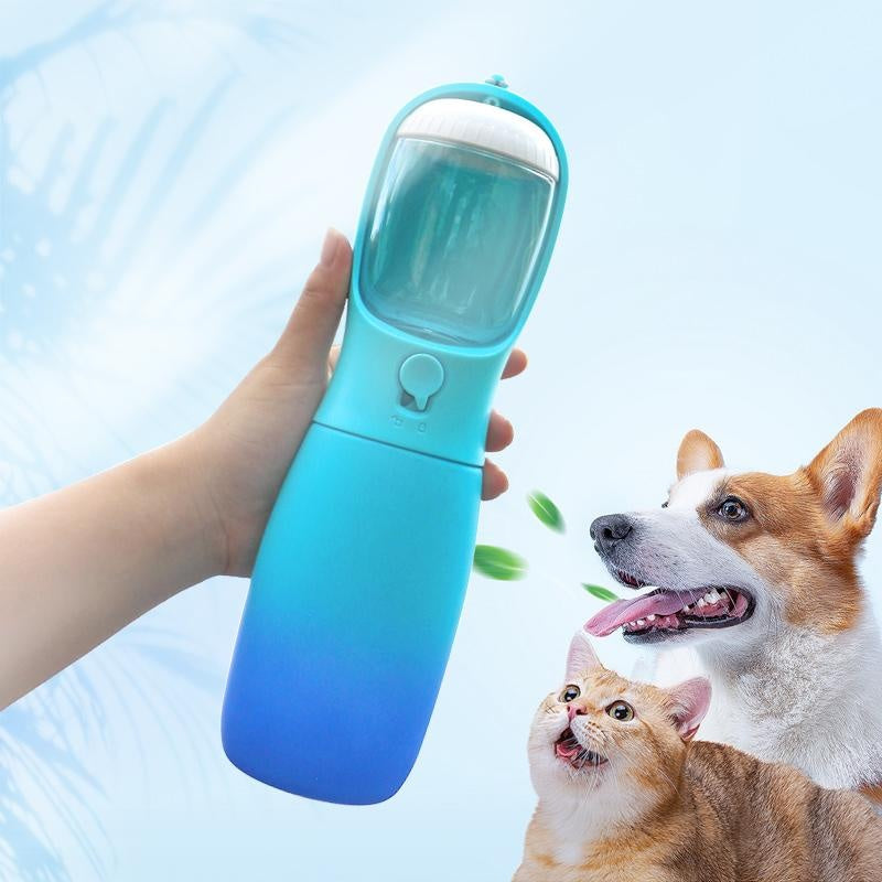 Pet Water Bottle 19oz Gradient Keeps Pets Hydrated