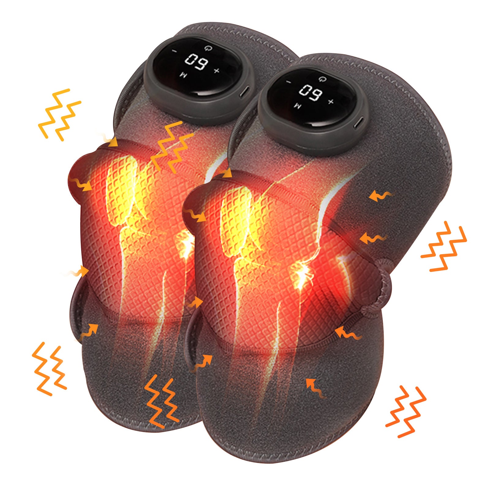 USB Rechargeable Heated Knee Pad Three In One