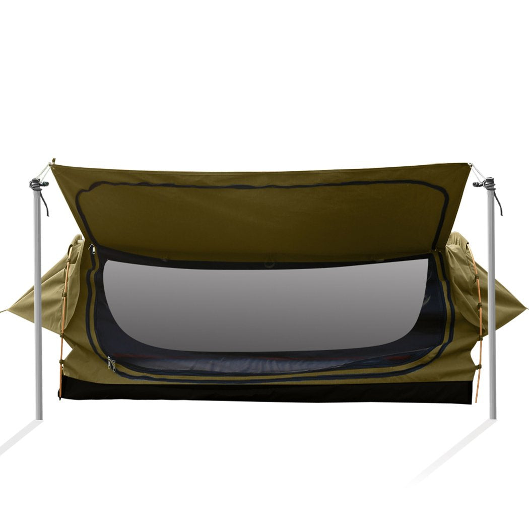 Swag Camping Tent – Waterproof Canvas, Privacy Design, Backpacking Ready
