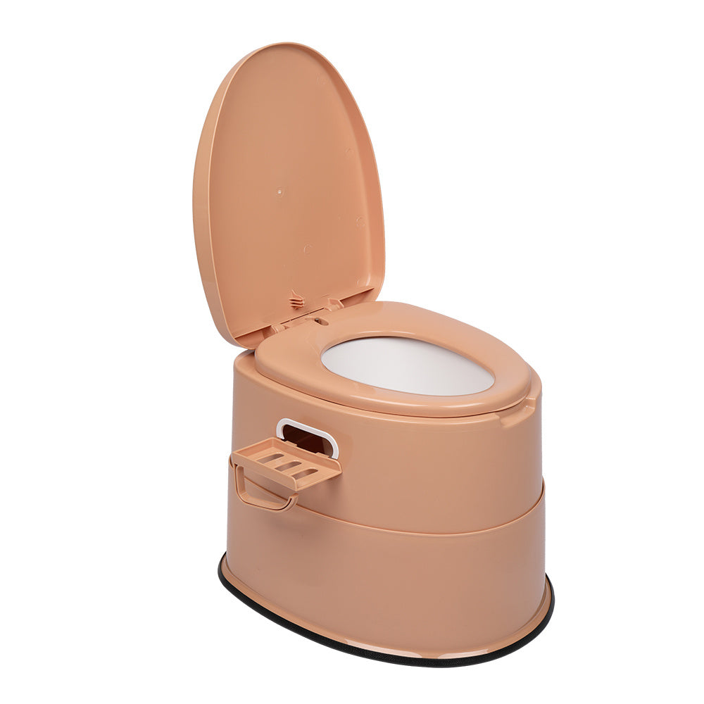 Portable Toilet With Anti Slip Pad For Outdoor Recreation Areas