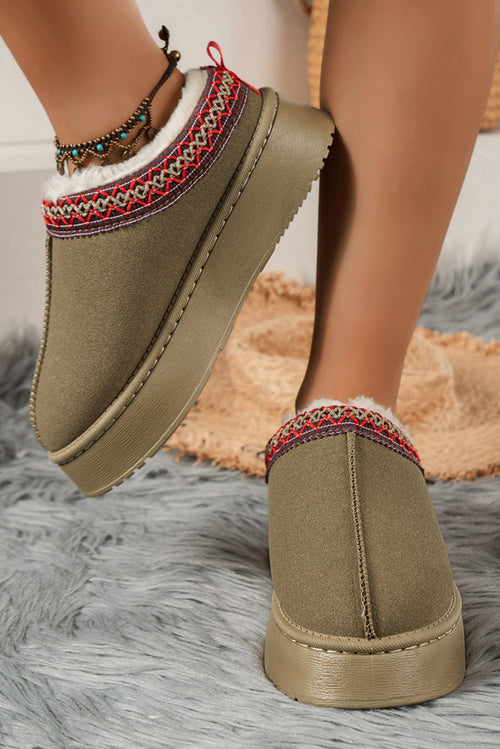 Cozy Snow Boots Plush Lined For Warm Winter Comfort