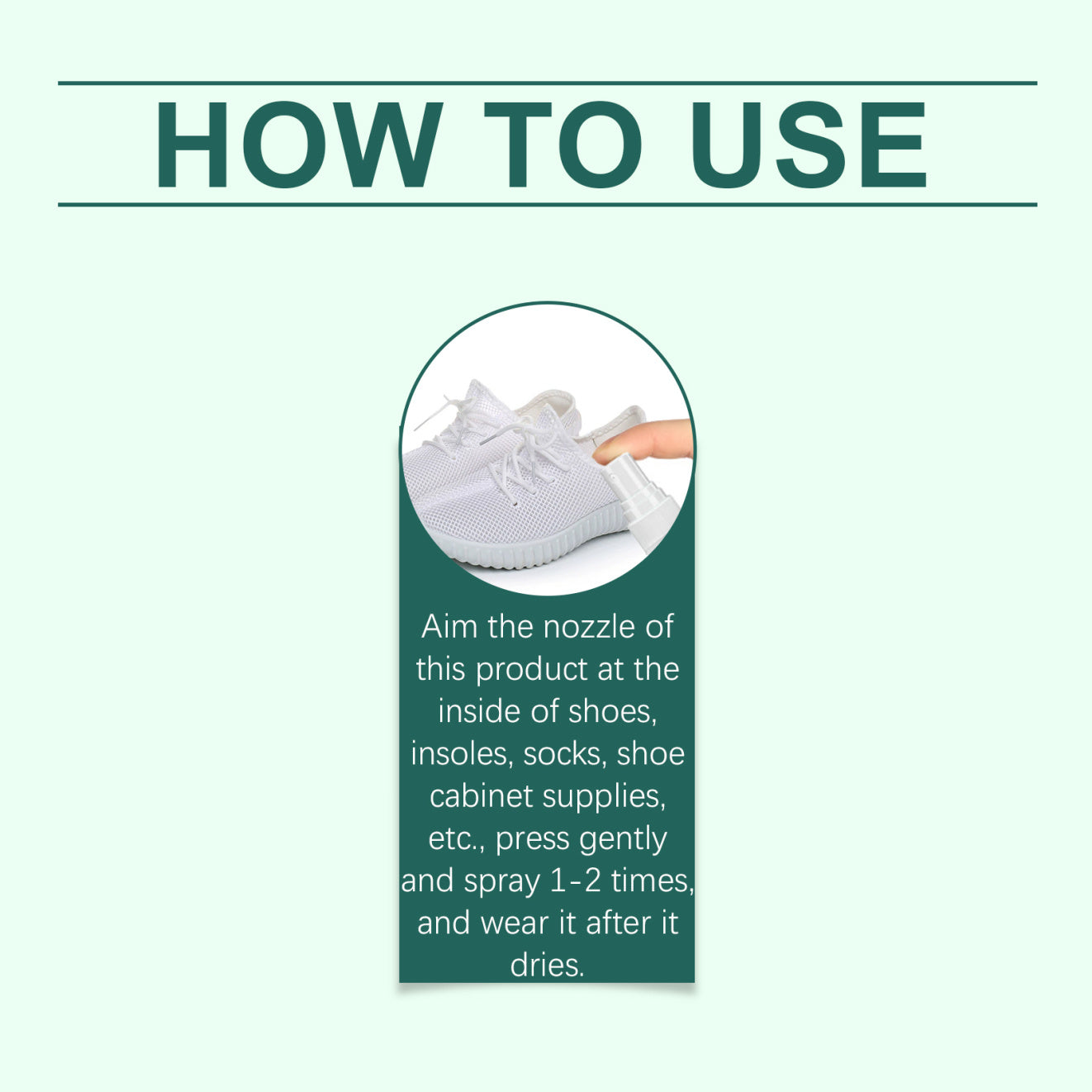 Shoe Deodorant Silver Chloride Freshens Shoes