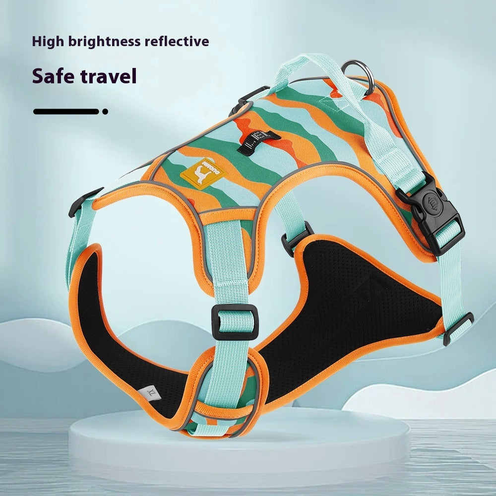 Reflective Dog Chest Back Rope
