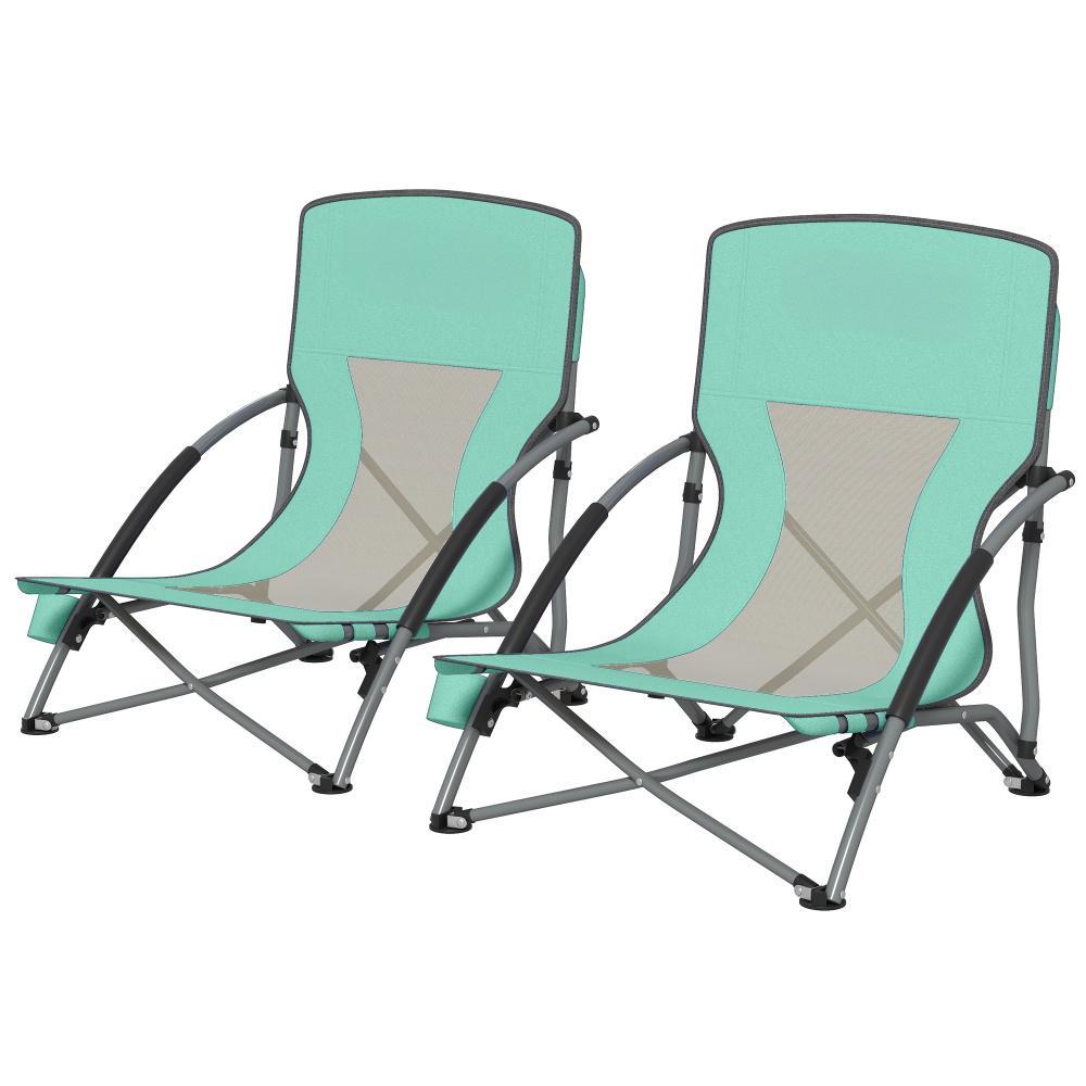 Beach Chairs With Mesh Back Cup Holder Cozy