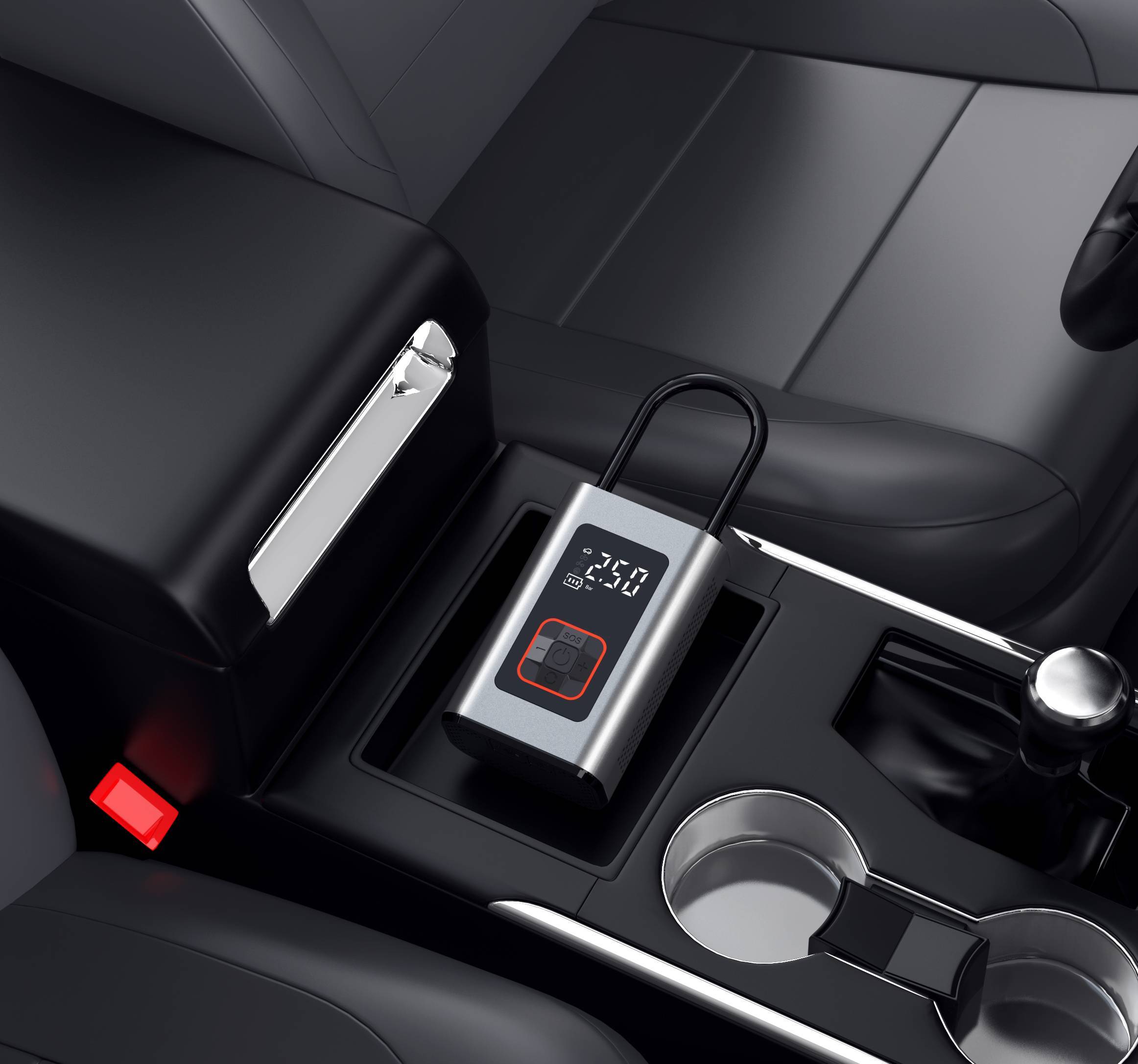 Nine Function Tire Inflator With LED Display