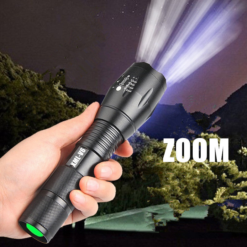 Zoomable LED Flashlight Max Focus