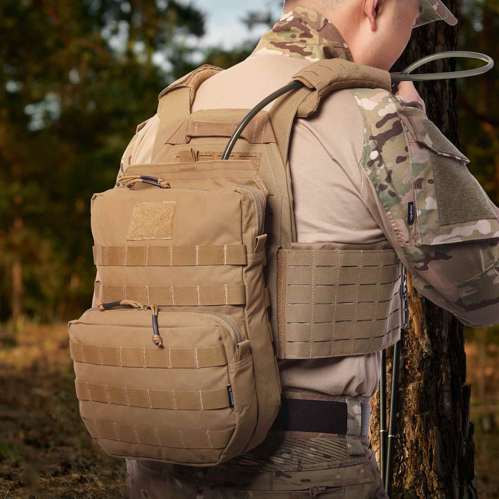 Rugged 3L Quick Dry Molle Hydration Pack
