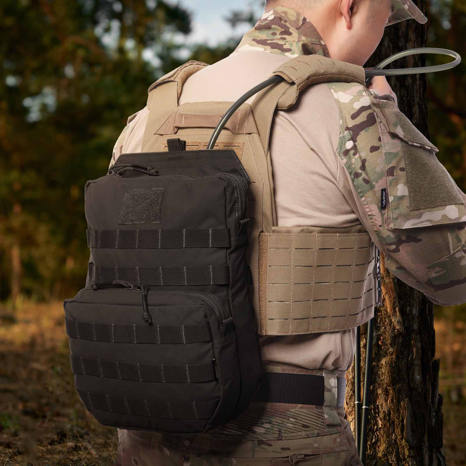 Rugged 3L Quick Dry Molle Hydration Pack