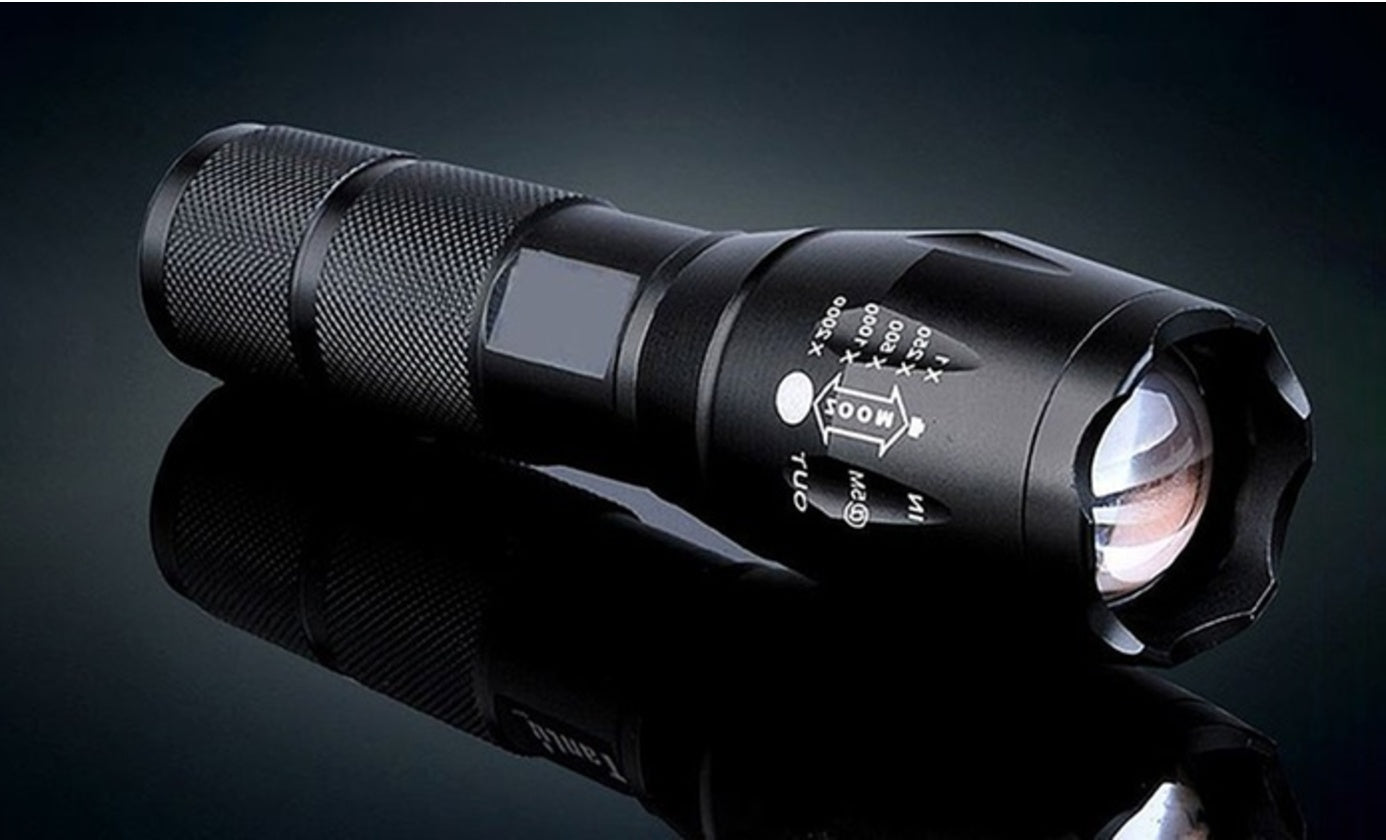 Zoomable LED Flashlight Max Focus