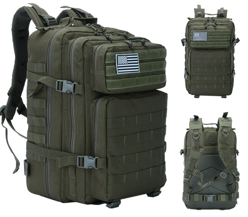 Rugged Tactical Backpack 50L Waterproof 900D Weather Ready