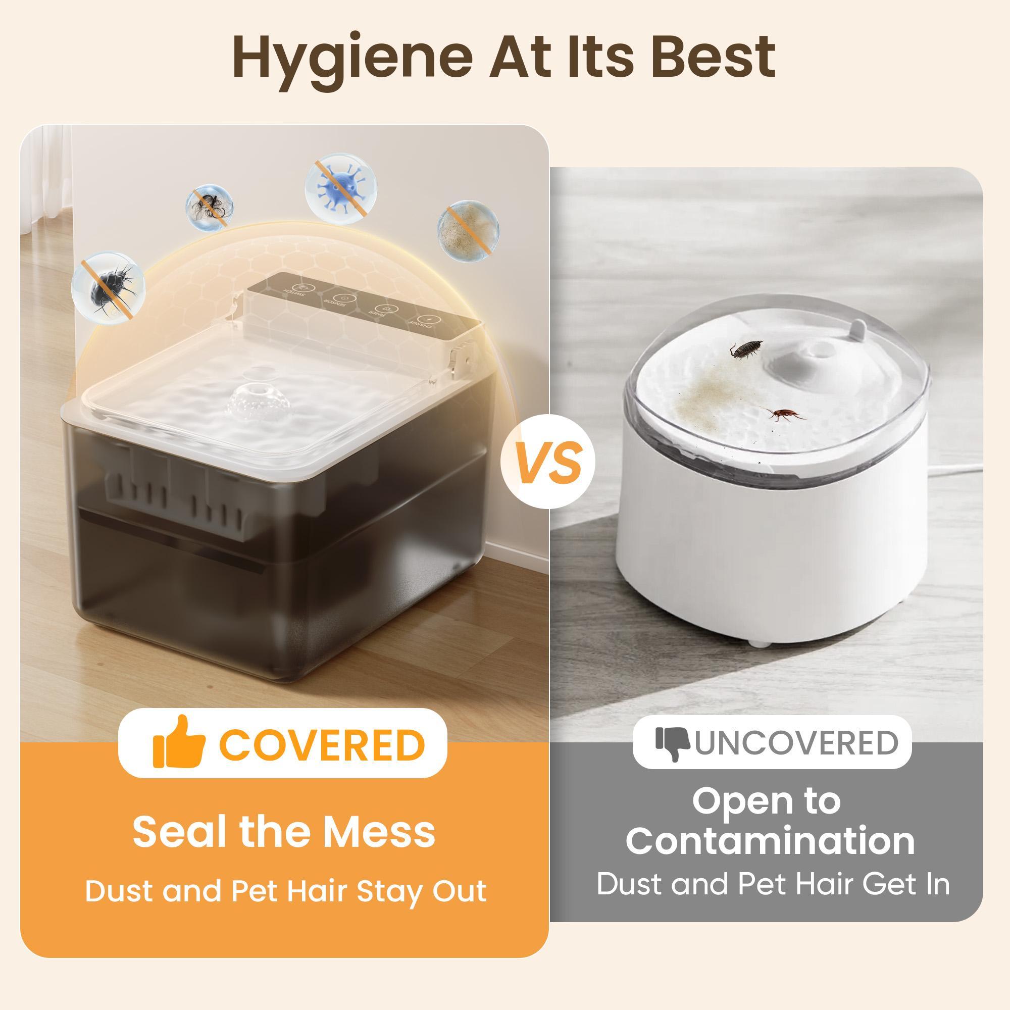 Wireless Cat Waterer Induction Hydration
