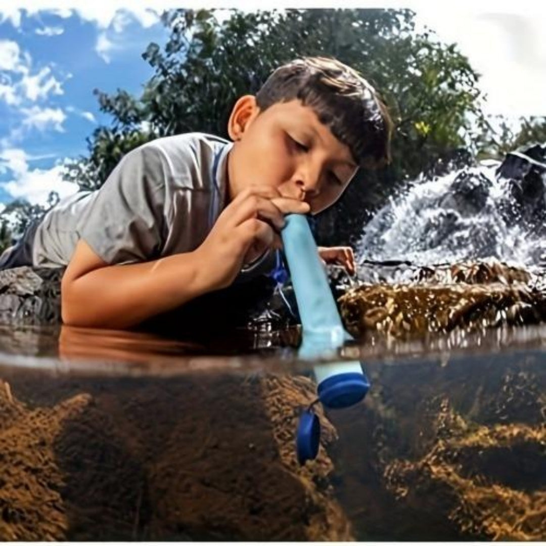 Compact Personal Water Filter For Hiking Hydration