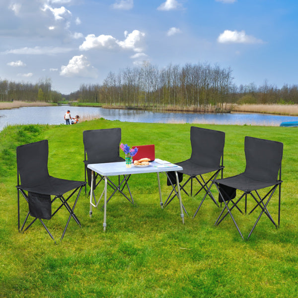 Compact Folding Camping Chairs 4 Pack with