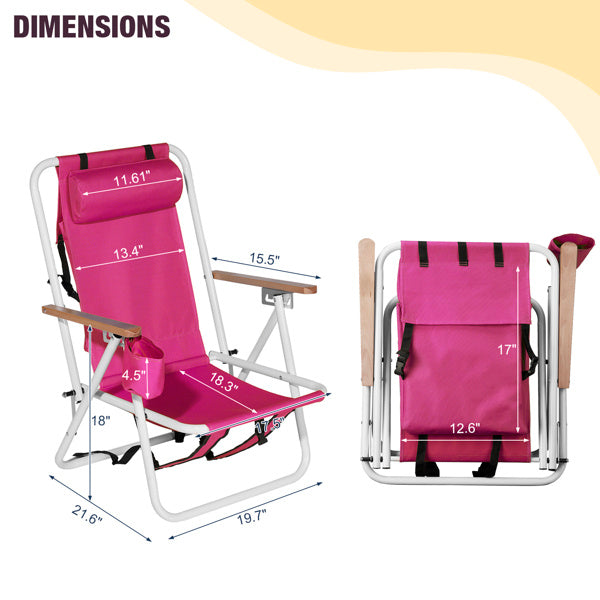 Beach Chair With Four Position Recline