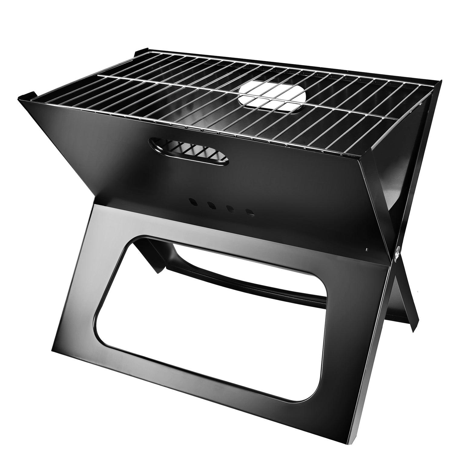 Foldable Portable Charcoal Grill 17in Grill Anywhere