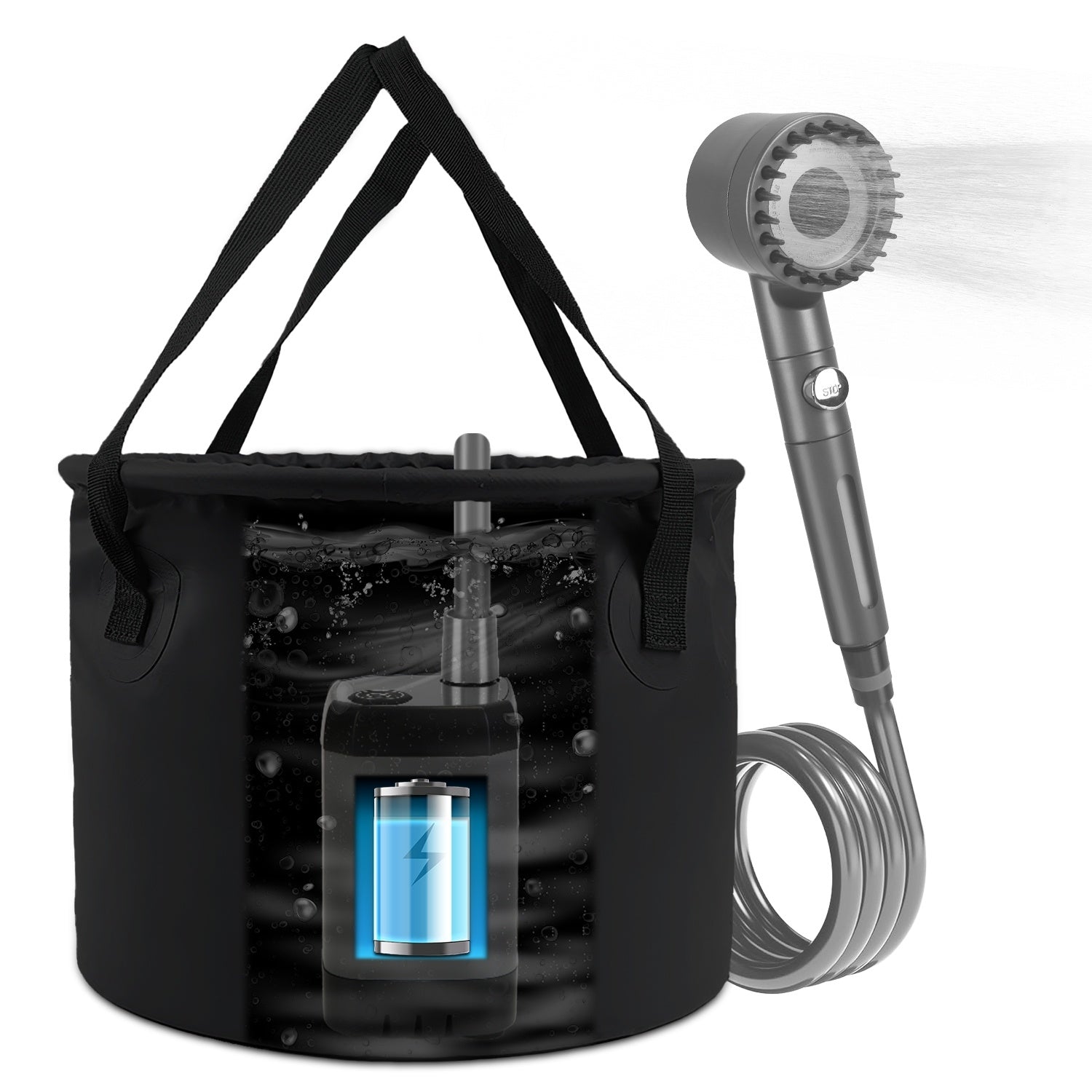 Portable Camping Shower IPX7 8Lmin