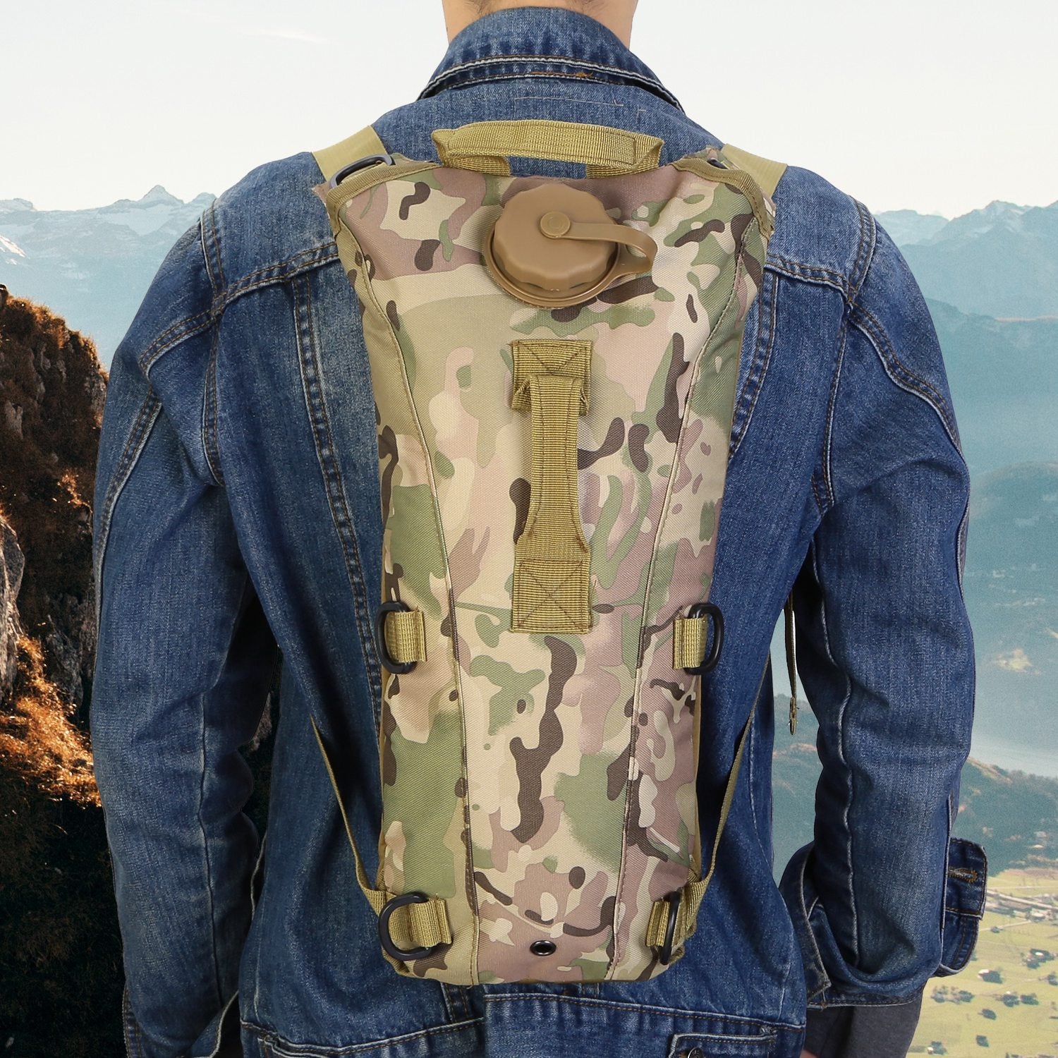 Hydration Pack 3L Bladder Straps Hydrates On The Go