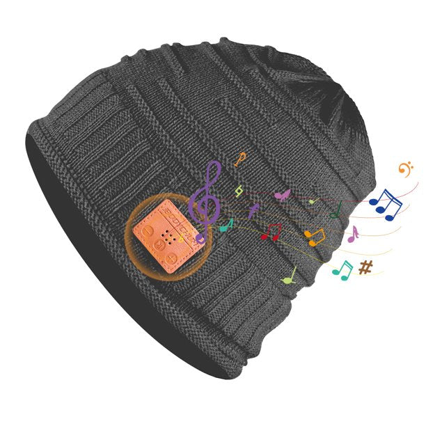 Unisex Bluetooth Beanie With Built In Headphones
