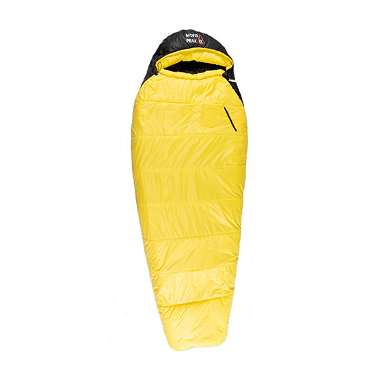 Settler 15F Sleeping Bag Dual Zippers Left Right Yellow