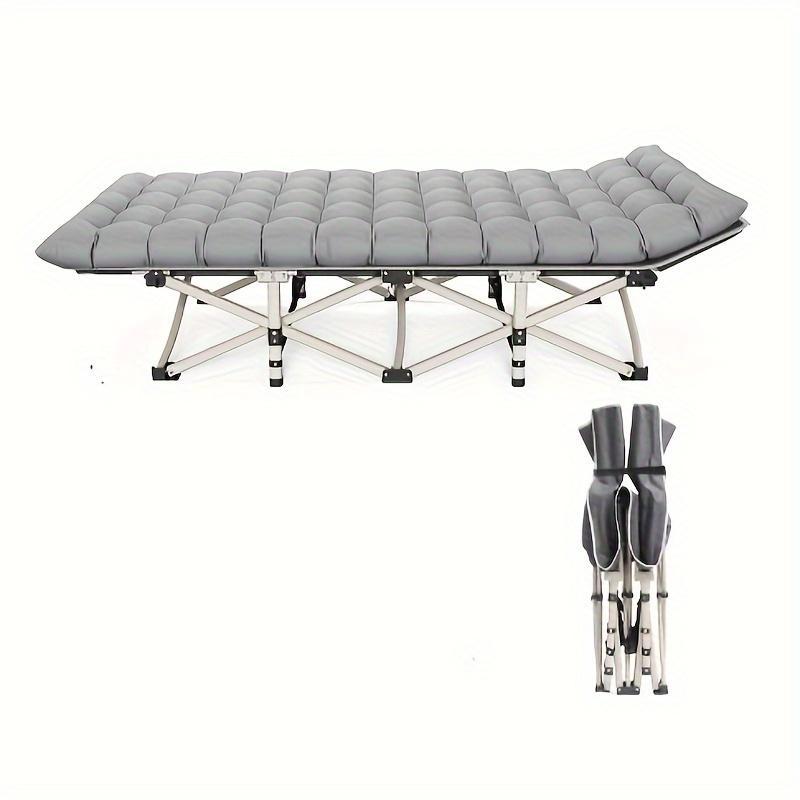 Sturdy Folding Camping Bed With Storage Travel Bag
