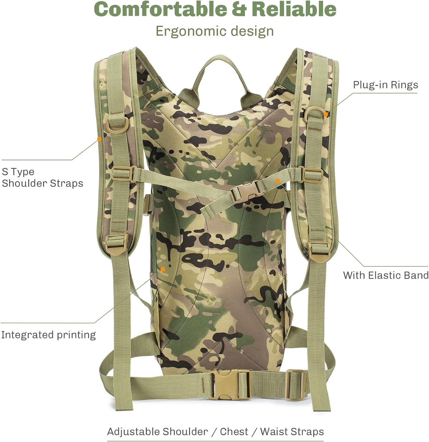 Hydration Pack With 3L Bladder