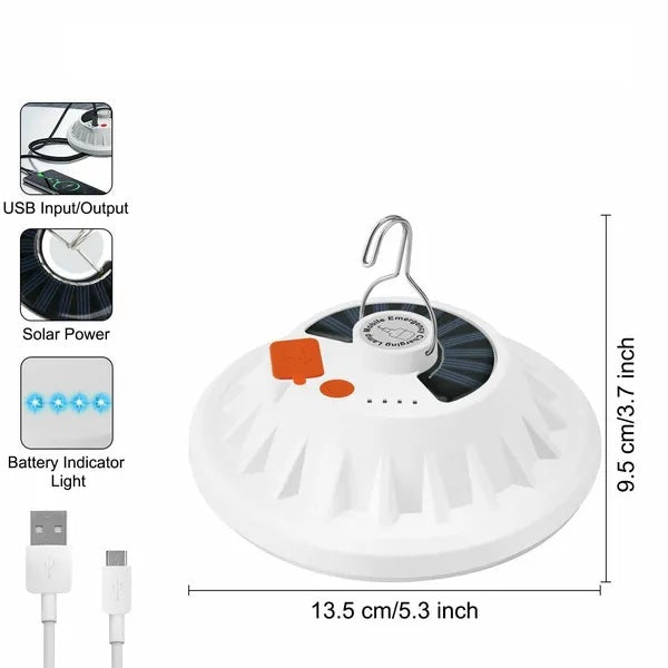 60 LED Camping Lantern USB Solar