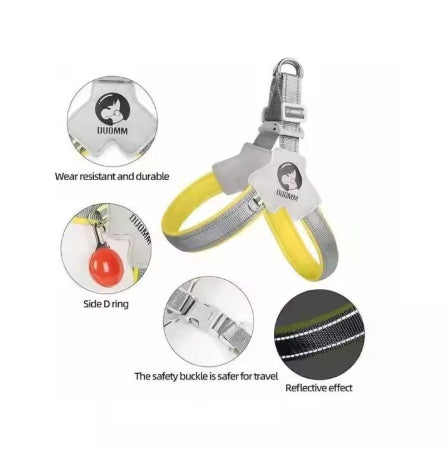 Reflective Dog Harness With Leash