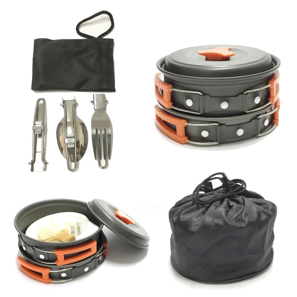 Outdoor Cookware Set Hard Alumina