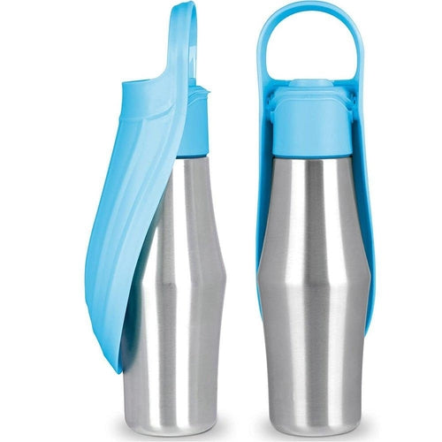 Dog Water Bottle With Leakproof Cap Hydrates