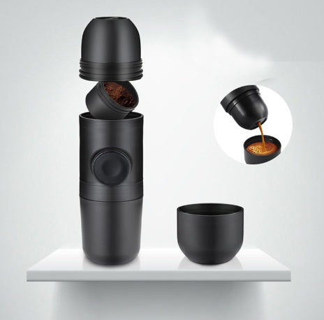 Portable Manual Coffee Maker 8 Bar