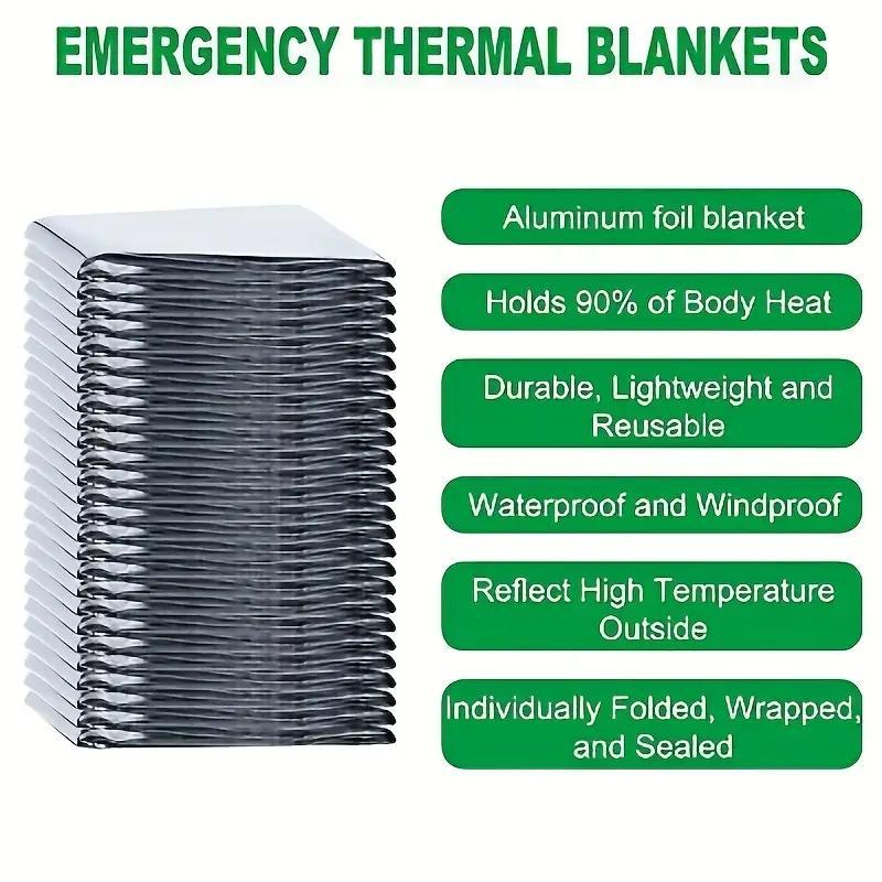 Camping Emergency Blanket 8 Pack