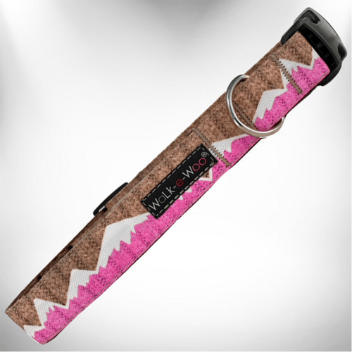 Mountain Dog Collar With Reflective Trim