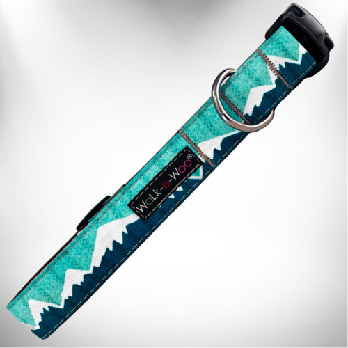 Mountain Dog Collar With Reflective Trim