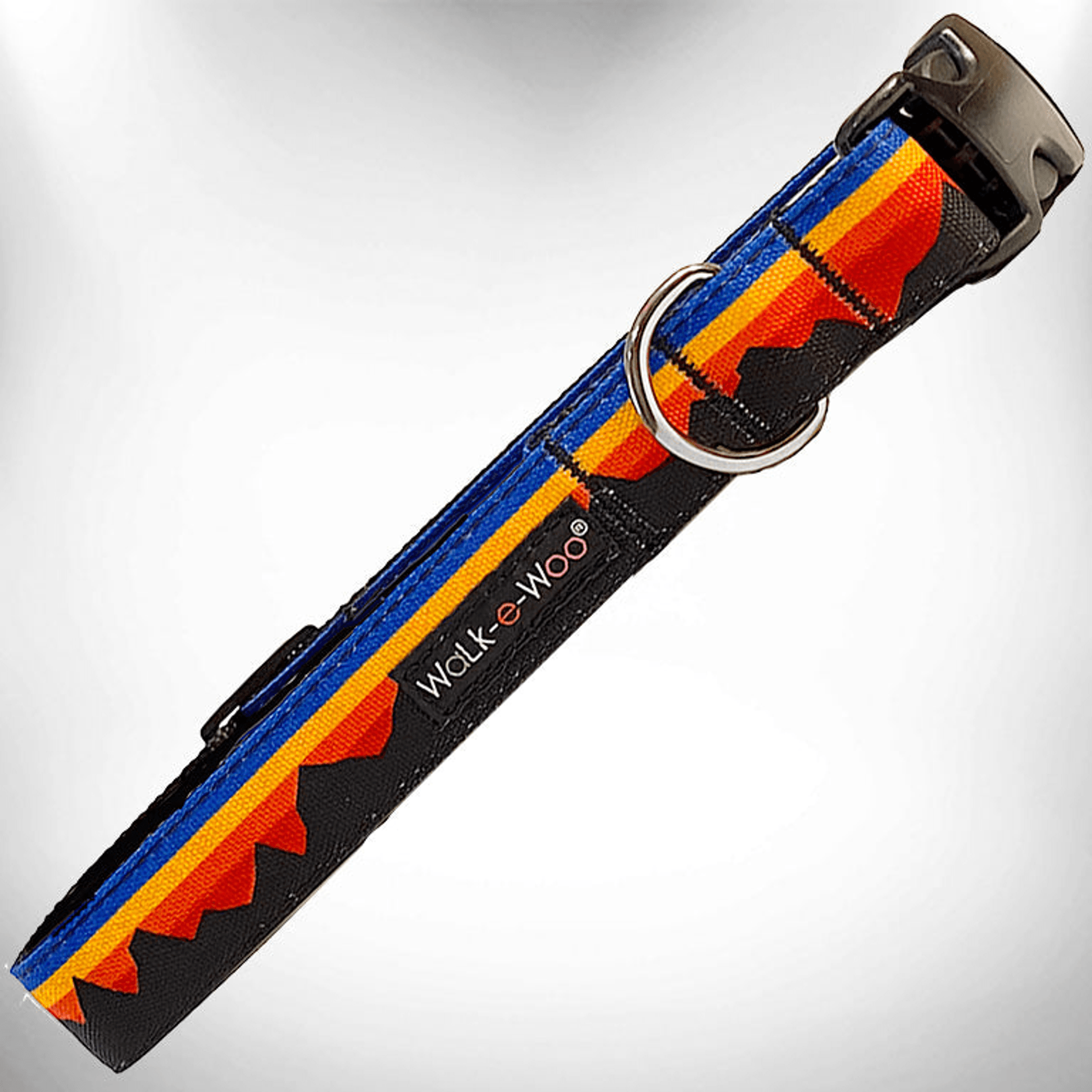 Mountain Dog Collar With Reflective Trim