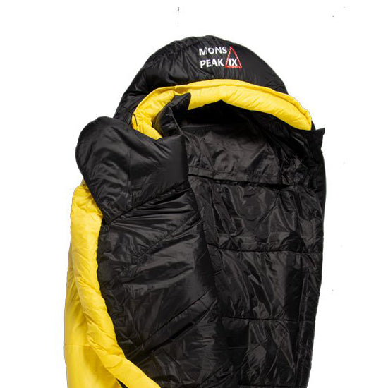Settler 15F Sleeping Bag Dual Zippers Left Right Yellow