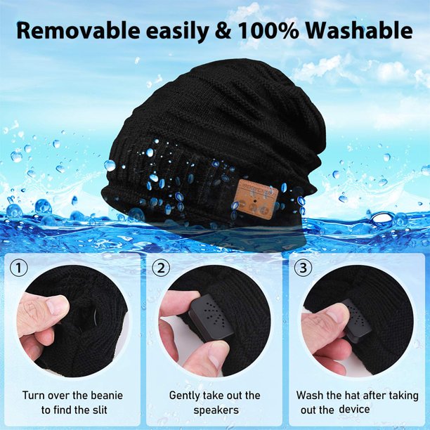 Unisex Bluetooth Beanie With Built In Headphones