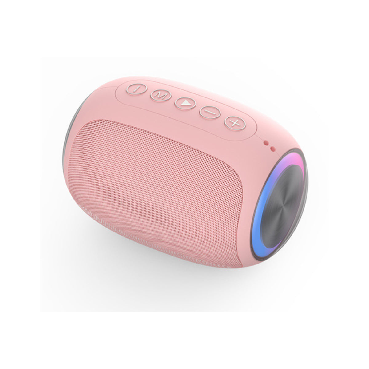 Oval Drum Bluetooth Speaker LED Ring
