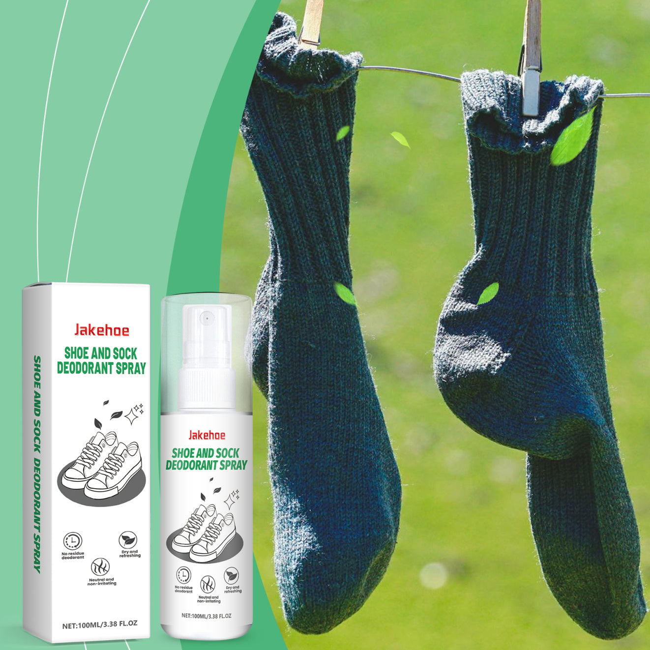 Shoe Deodorant Silver Chloride Freshens Shoes