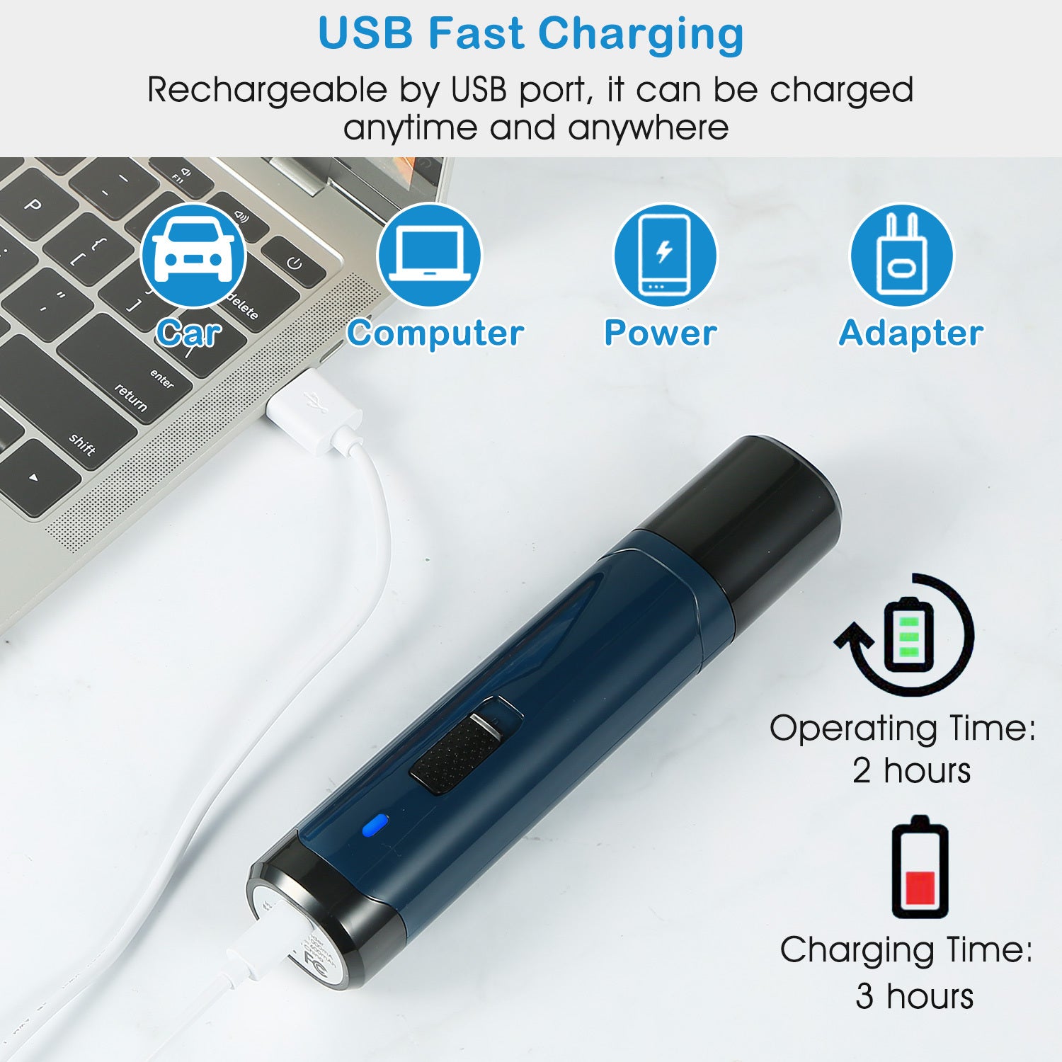 Dog Nail Grinder Dual Speeds Quiet USB