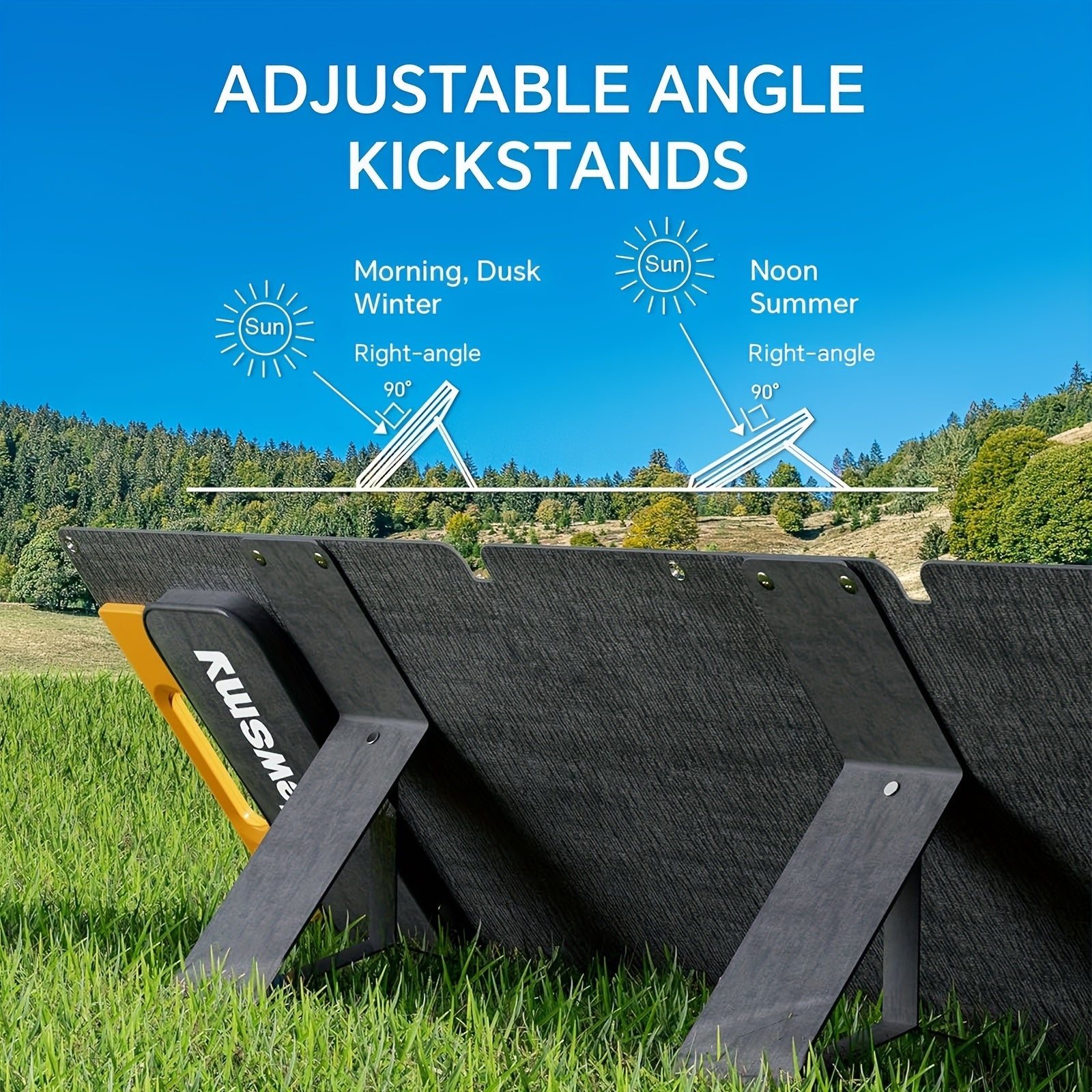 Foldable Solar Panel With USB C PD All Day Power