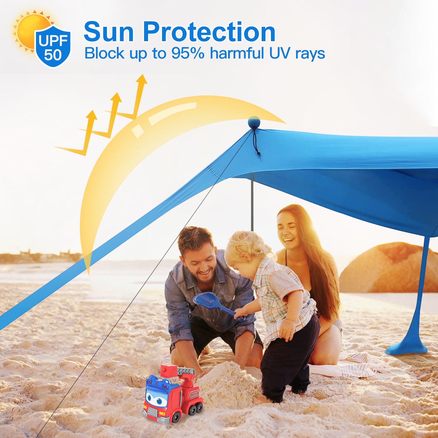 Beach Tent Sun Shelter UPF50