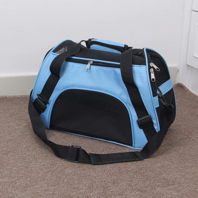 Soft Sided Pet Travel Carrier With Breathable Mesh