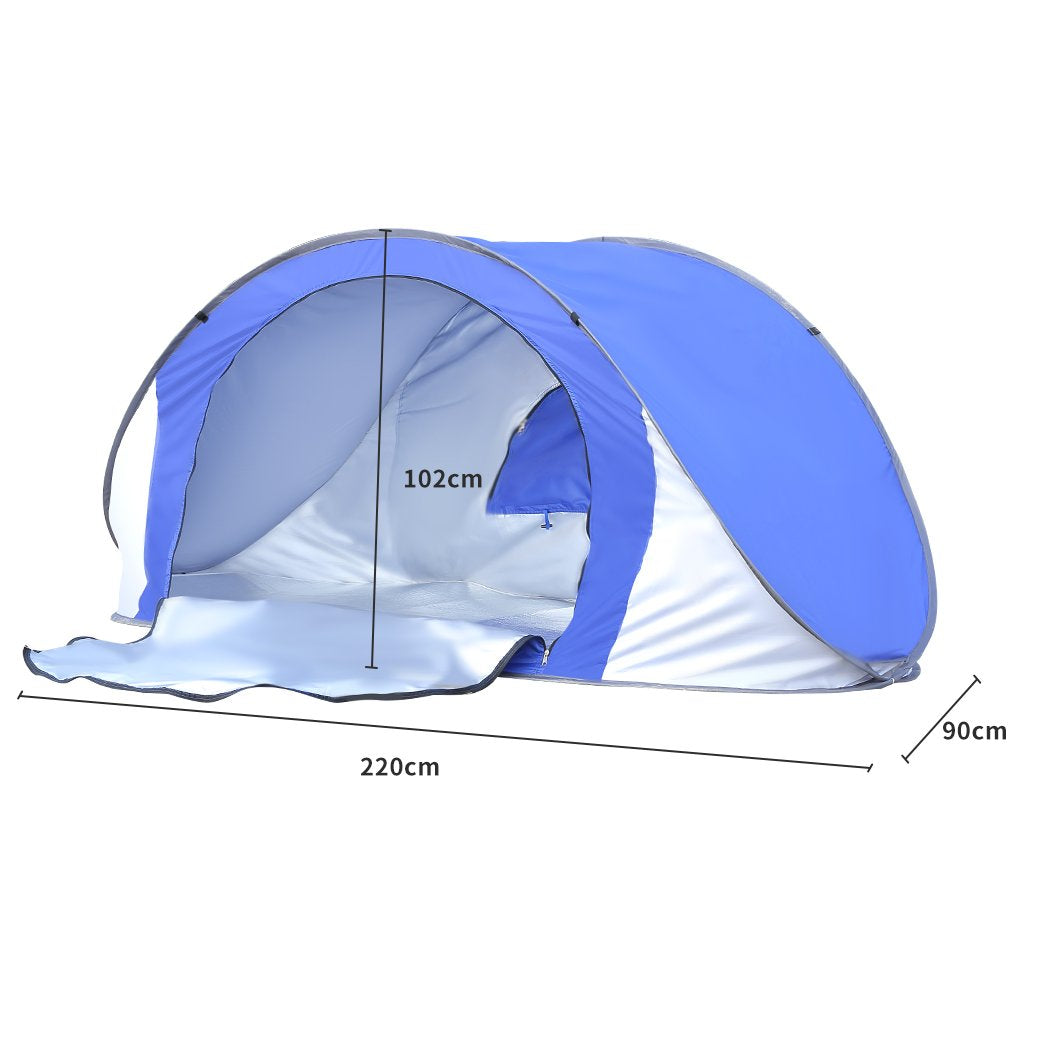 Pop Up Beach Tent With UV Shield 2 To 3