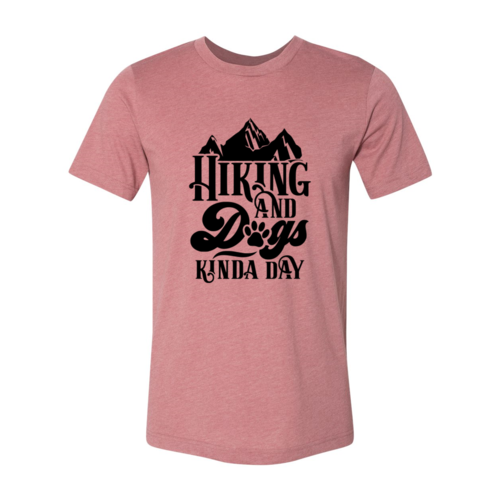 Shirt Ring Spun Cotton Hiking Dogs Day