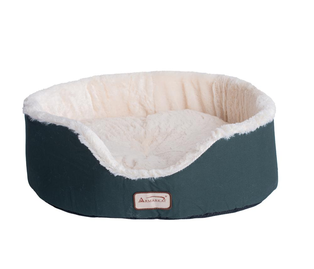 Pet Bed Laurel Green And Ivory