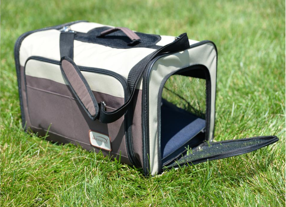 Durable Pet Carrier With Mesh Panels