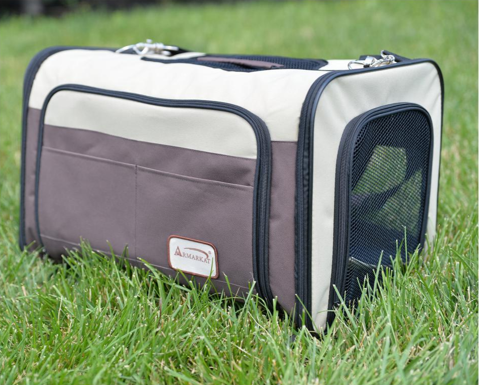 Durable Pet Carrier With Mesh Panels