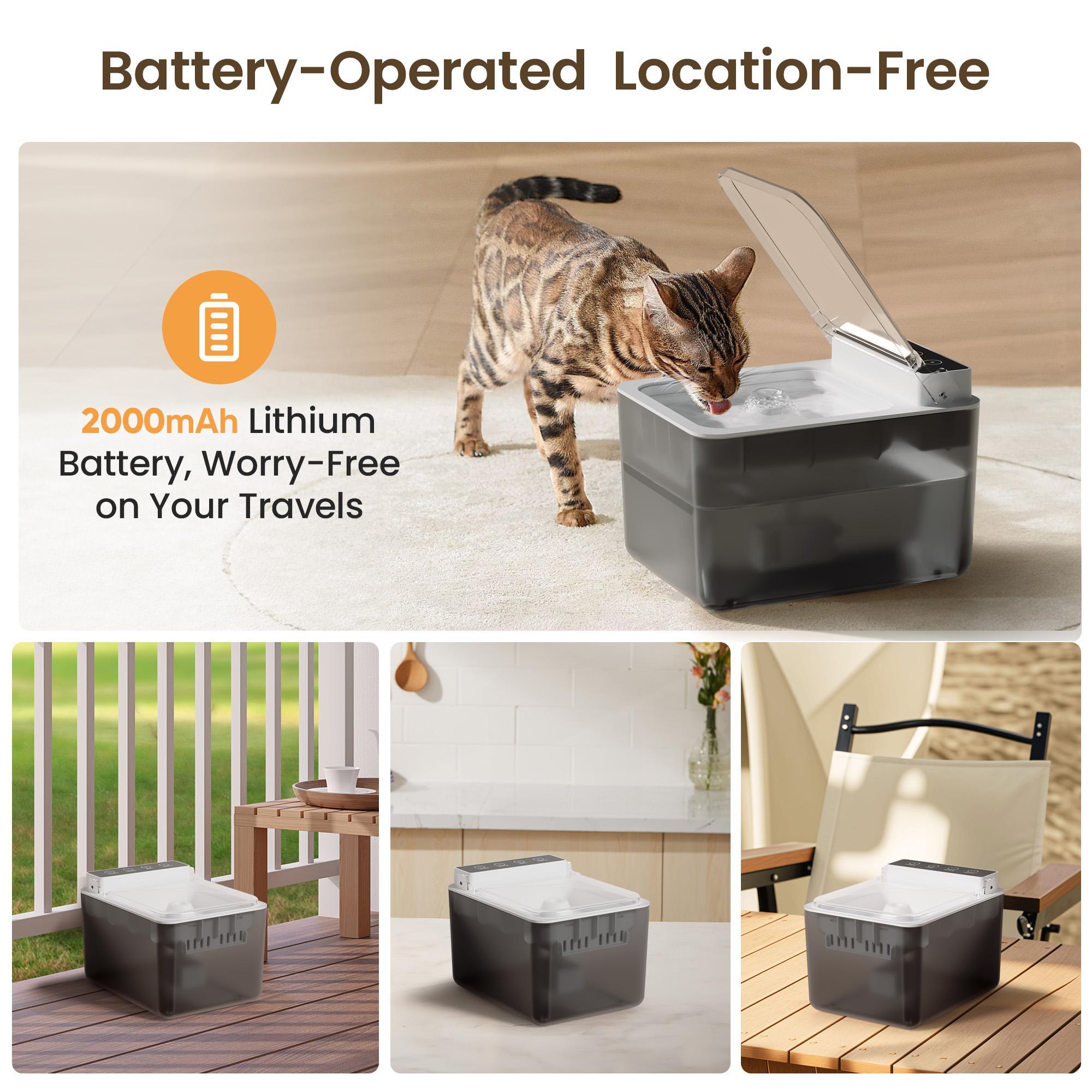 Wireless Cat Waterer Induction Hydration