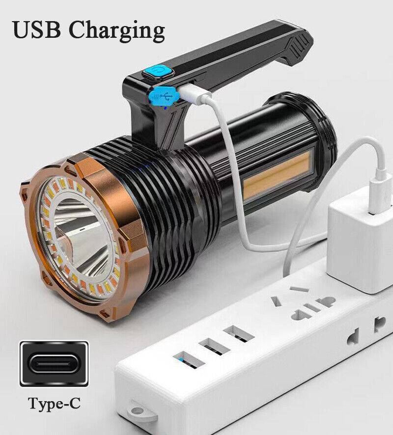 Rechargeable LED Flashlight 8 Modes Ultra Bright