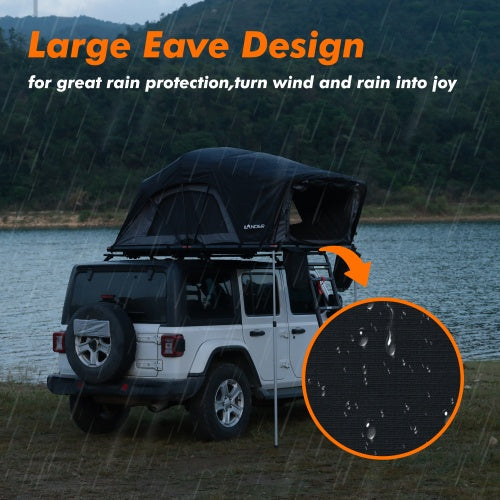 Aluminum Rooftop Tent – 140cm, Fast Setup, Waterproof, Fits Sedans, SUVs & Trucks